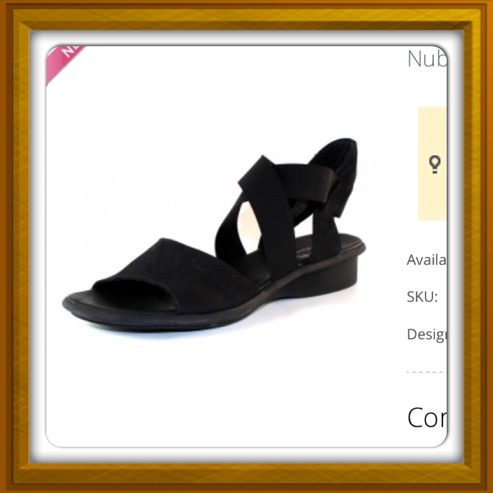 ARCHE SATYA SANDAL Black 8 (39)